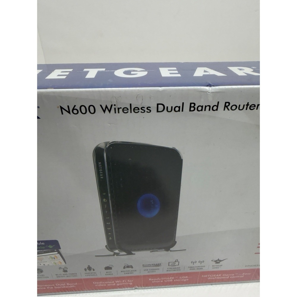 NEW NETGEAR Wi-Fi Router Wireless N600 Dual Band Router New Sealed - Picture 4 of 9